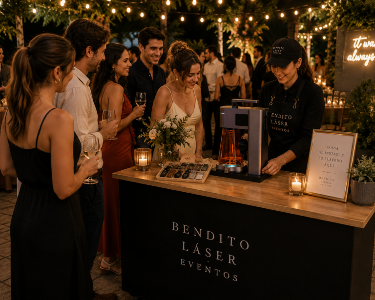 Grabado Láser en Vivo para Matrimonios