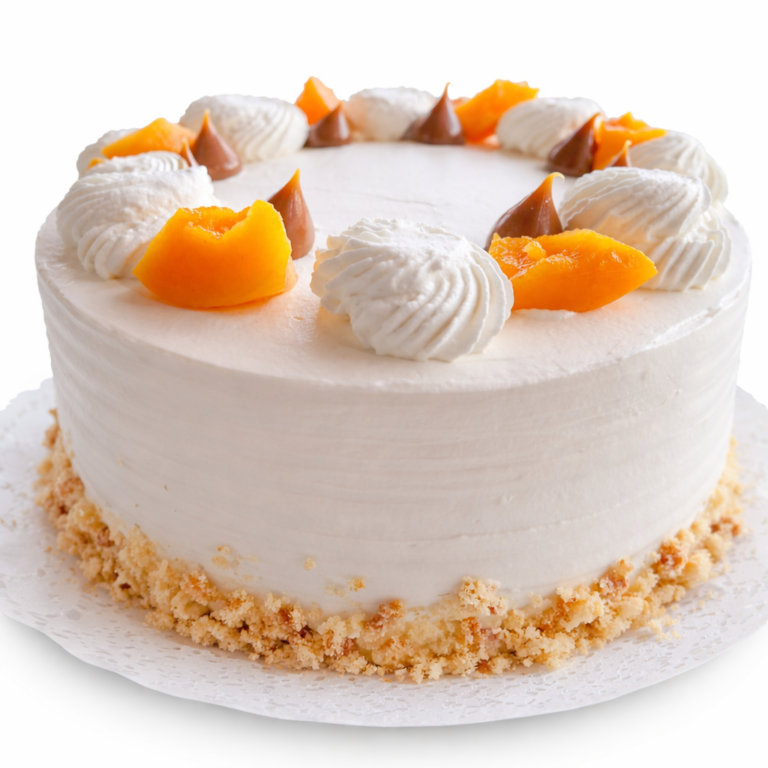 Torta Clásica de Durazno 25 Personas